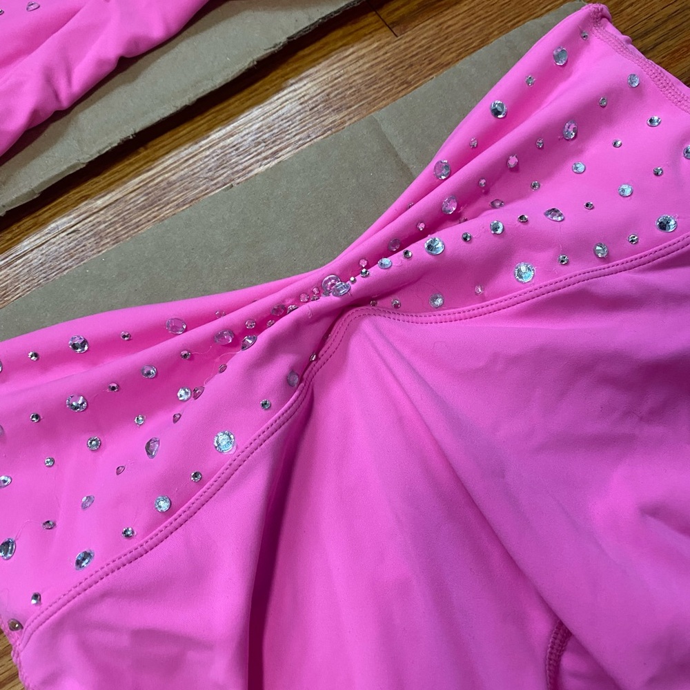 Custom Rhinestone Pro-Cheer Audition Outfit - M/L - Picture 2 of 8